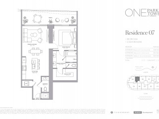 One Park Tower by Turnberry - plan #105