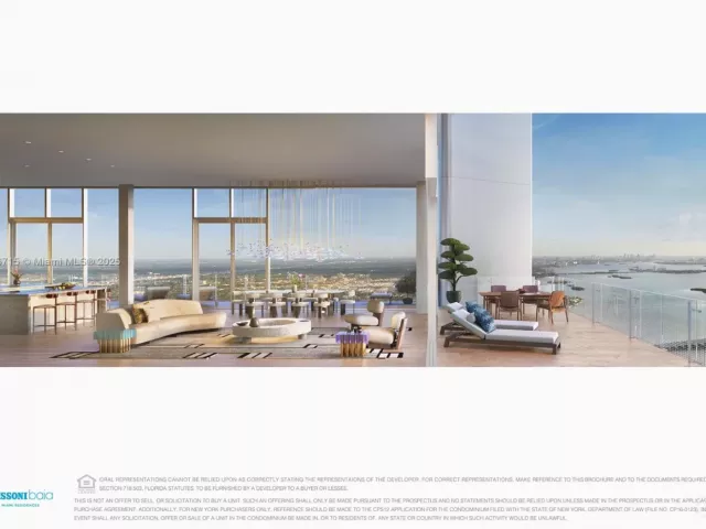 3-bedroom condo for sale in Miami - 700 NE 26th Terrace PH-5701 - MondialRealty