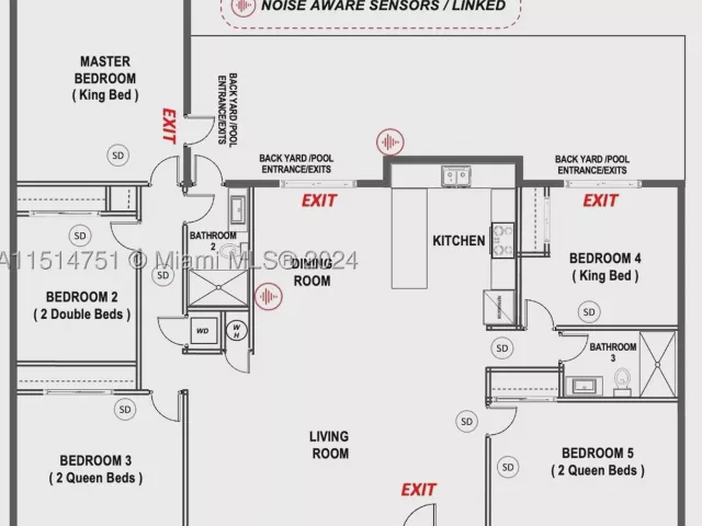 5-bedroom home for rent in Hollywood - 5500 Cleveland St - MondialRealty