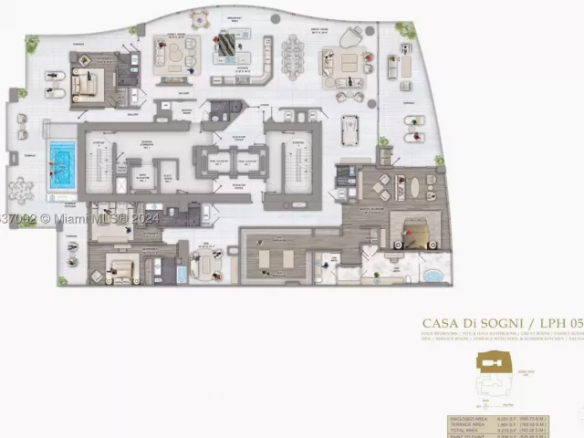4-bedroom condo for sale in Sunny Isles Beach - 17901 Collins Ph4705 - MondialRealty