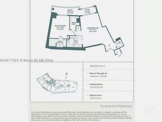 1-bedroom condo for sale in Miami - 901 Brickell Key Blvd 1701 - MondialRealty