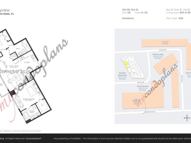2-bedroom condo for sale in Miami - 501 NE 31st St 2009 - MondialRealty