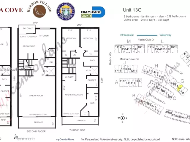 4-bedroom home for sale in Aventura - 21388 Marina Cove Cir 13-G - MondialRealty