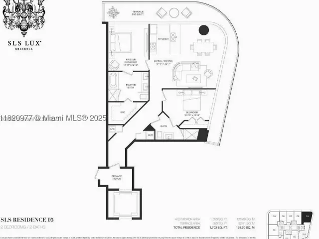 2-bedroom condo for sale in Miami - 801 S Miami Ave 4205 - MondialRealty
