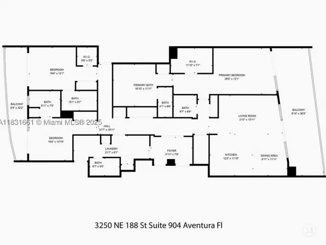 3-bedroom condo for sale in Aventura - 3250 NE 188th St 904 - MondialRealty
