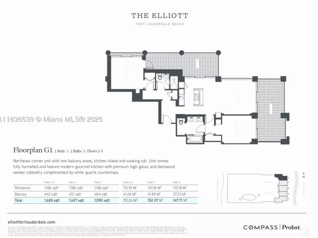 2-bedroom condo for sale in Fort Lauderdale - 551 N Fort Lauderdale Beach Blvd R201 - MondialRealty