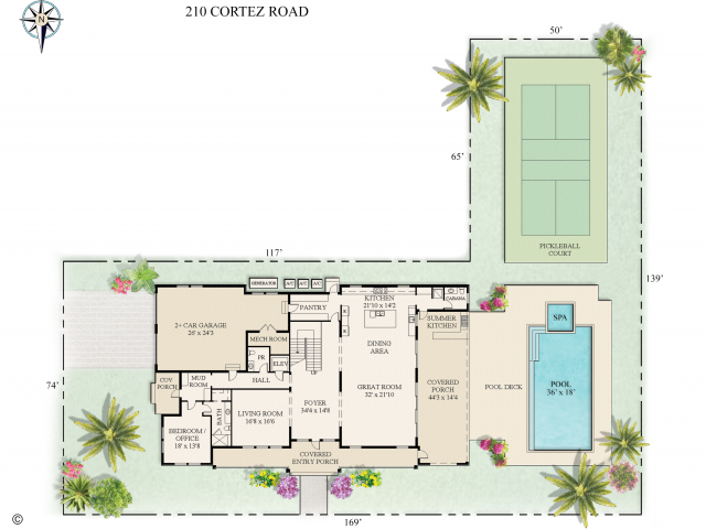 Home for sale at 210 Cortez Road - photo 6508018