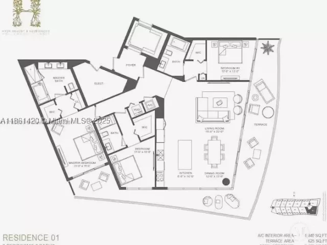 3-bedroom condo for sale in Hollywood - 4111 S Ocean Dr 1801 - MondialRealty