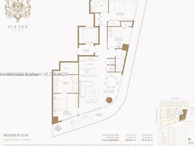 3-bedroom condo for sale in Miami - 801 S Miami Ave 3304 - MondialRealty