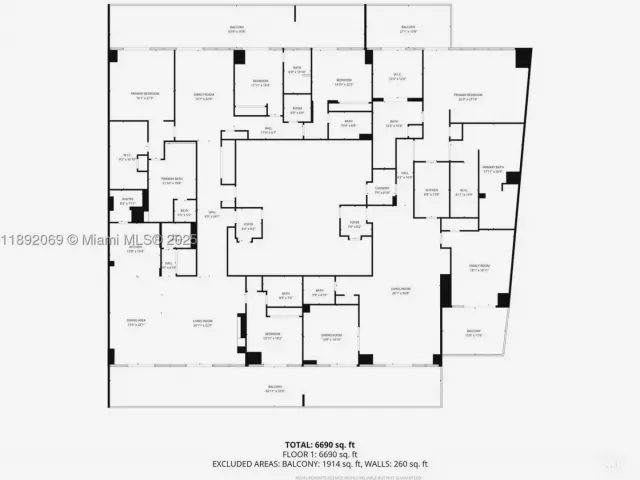4-bedroom condo for sale in Bal Harbour - 9701 Collins Ave 2103S - MondialRealty
