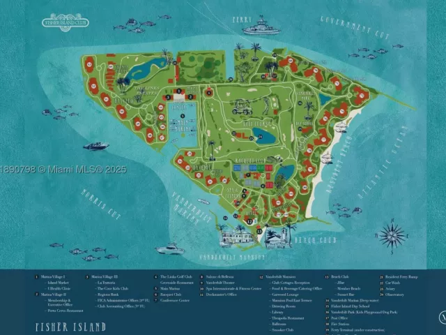 8-bedroom home for sale in Miami Beach - 1007 Fisher Island Drive - MondialRealty