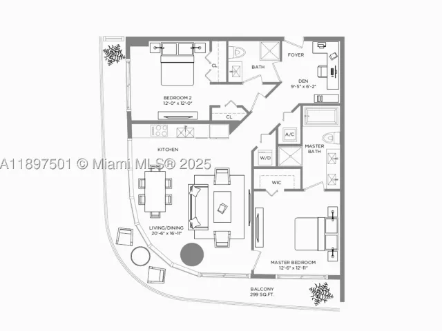 2-bedroom condo for sale in Miami - 55 SW 9th ST 3006 - MondialRealty