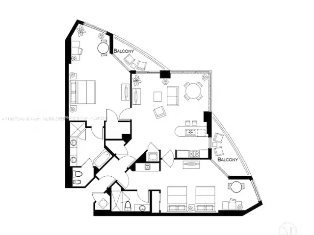 2-bedroom condo for sale in Sunny Isles Beach - 18001 COLLINS 1409 - MondialRealty