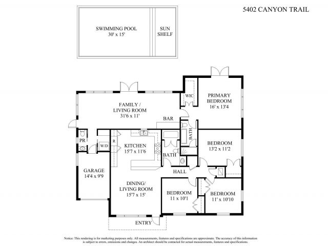 Home for sale at 5402 Canyon Trail - photo 6829822