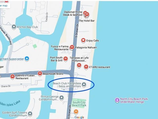 1-bedroom condo for sale in Hollywood - 4001 S Ocean Dr 2C - MondialRealty