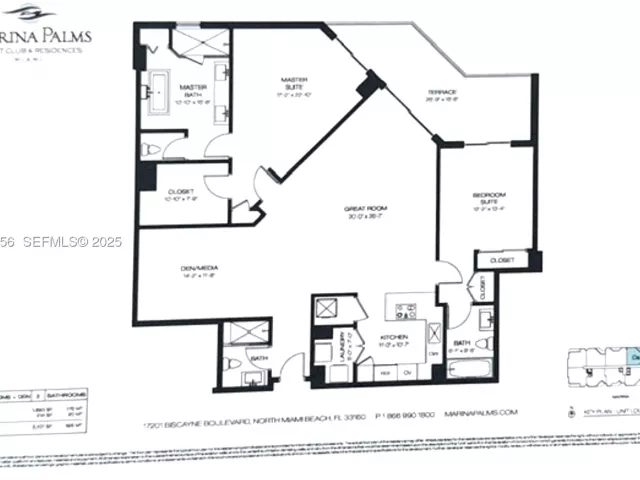 3-bedroom condo for sale in North Miami Beach - 17301 Biscayne Blvd 908 - MondialRealty