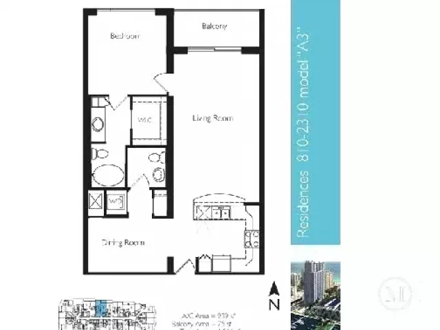 1-bedroom condo for sale in Hallandale Beach - 1945 S Ocean Drive 910 - MondialRealty