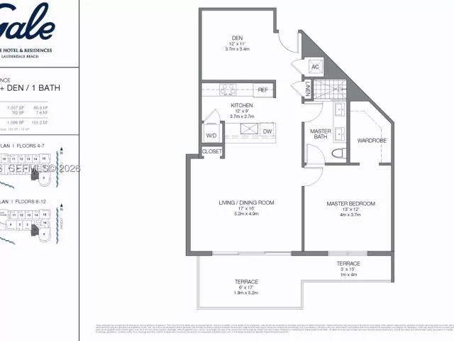 2-bedroom condo for rent in Fort Lauderdale - 401 N Birch Rd 701 - MondialRealty