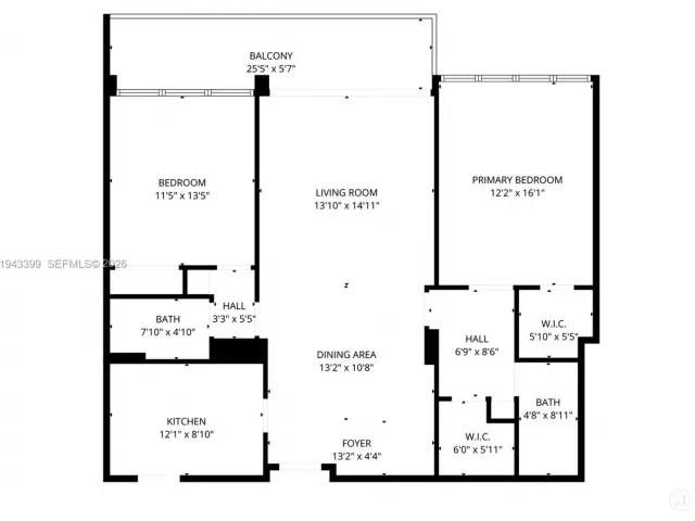 2-bedroom condo for rent in Hallandale Beach - 3140 S Ocean Dr 1211 - MondialRealty