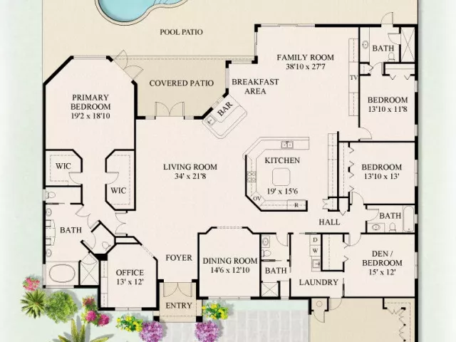 5-bedroom home for sale in Boca Raton - 4475 NW 24th Terrace - MondialRealty