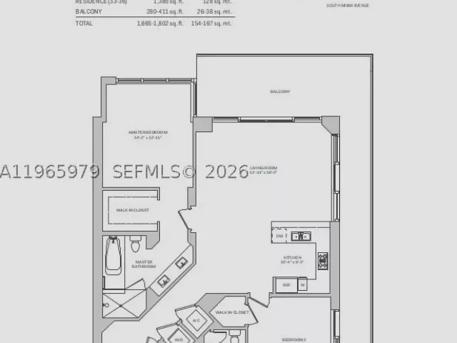2-bedroom condo for sale in Miami - 68 SE 6th St 1201 - MondialRealty