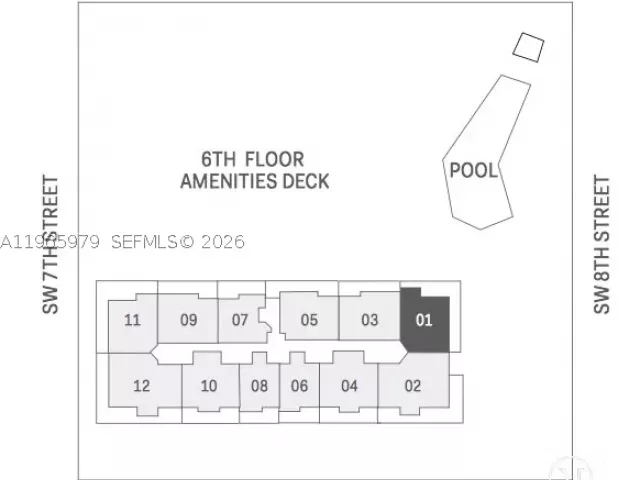 2-bedroom condo for sale in Miami - 68 SE 6th St 1201 - MondialRealty