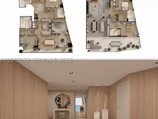 5-bedroom condo for rent in Miami - 465 Brickell Ave 5701 - MondialRealty