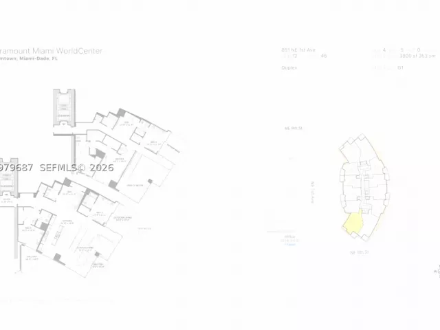 4-bedroom condo for rent in Miami - 851 NE 1st Avenue Penthouse 4612 - MondialRealty