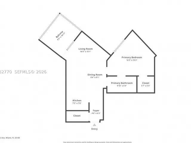 1-bedroom condo for sale in Miami - 350 S Miami Ave 2412 - MondialRealty