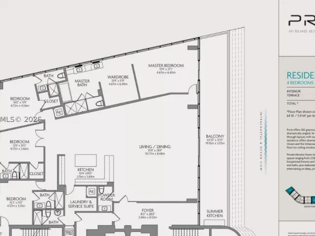 4-bedroom condo for sale in Aventura - 5000 Island Estates Dr 1201 - MondialRealty