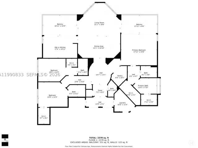 3-bedroom condo for sale in Sunny Isles Beach - 19111 Collins Ave 2101 - MondialRealty