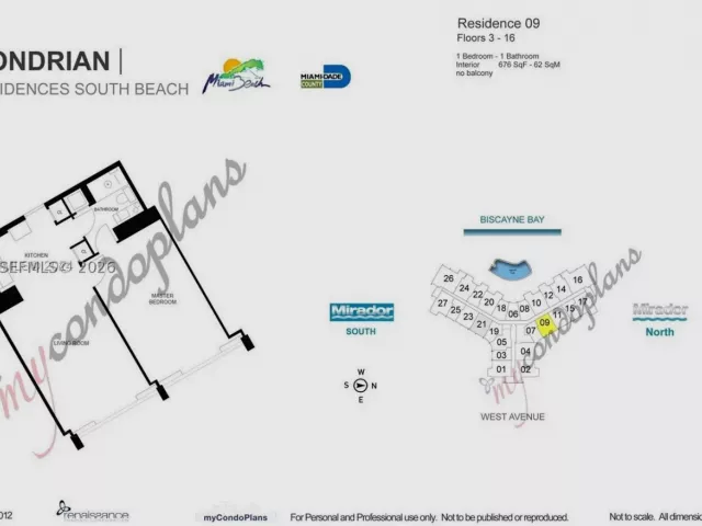 1-bedroom condo for rent in Miami Beach - 1100 West Ave 409 - MondialRealty