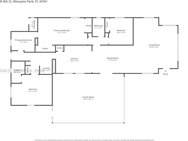 3-bedroom home for sale in Biscayne Park - 11144 NE 8th Ct - MondialRealty