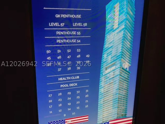 2-bedroom condo for sale in Miami - 1451 Brickell Ave 3804 - MondialRealty