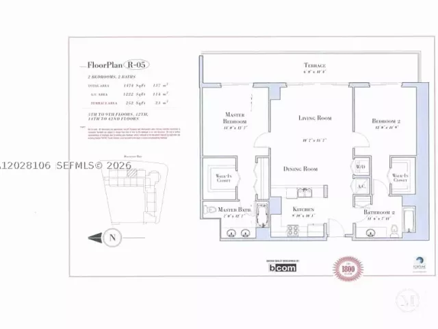 2-bedroom condo for rent in Miami - 1800 N Bayshore Dr 905 - MondialRealty