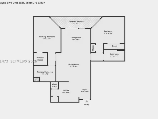 2-bedroom condo for sale in Miami - 325 S Biscayne Blvd 3921 - MondialRealty