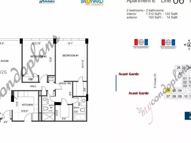 2-bedroom condo for rent in Hallandale Beach - 2030 S Ocean Dr 506 - MondialRealty