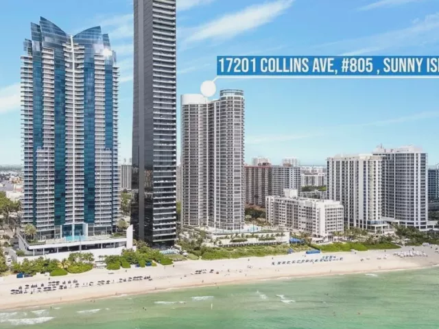 2-bedroom condo for rent in Sunny Isles Beach - 17201 COLLINS Avenue 805 - MondialRealty