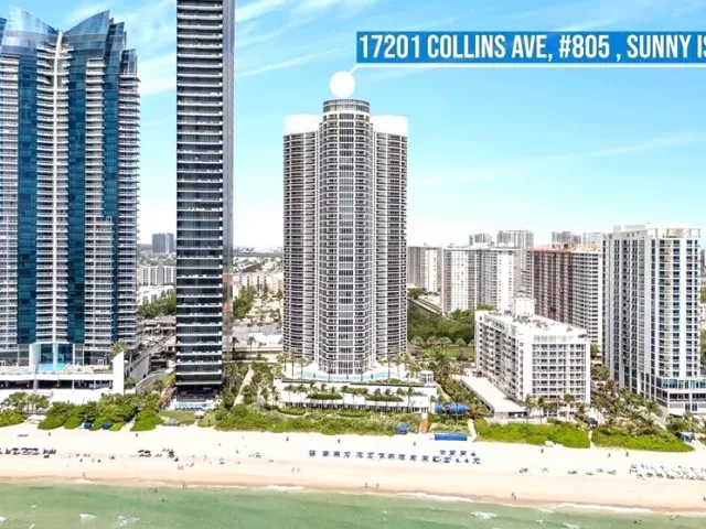 2-bedroom condo for rent in Sunny Isles Beach - 17201 COLLINS Avenue 805 - MondialRealty