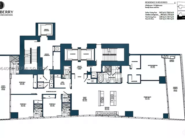 5-bedroom condo for sale in Sunny Isles Beach - 18501 Collins Ave 1804 - MondialRealty