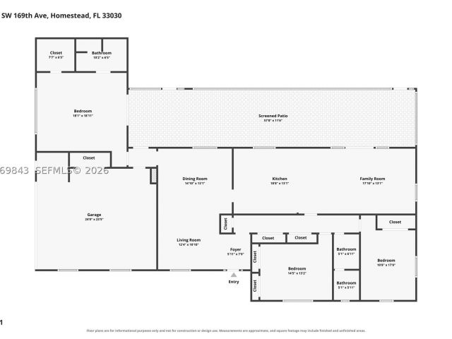 3-bedroom home for sale in Homestead - 28905 SW 169 Ave - MondialRealty