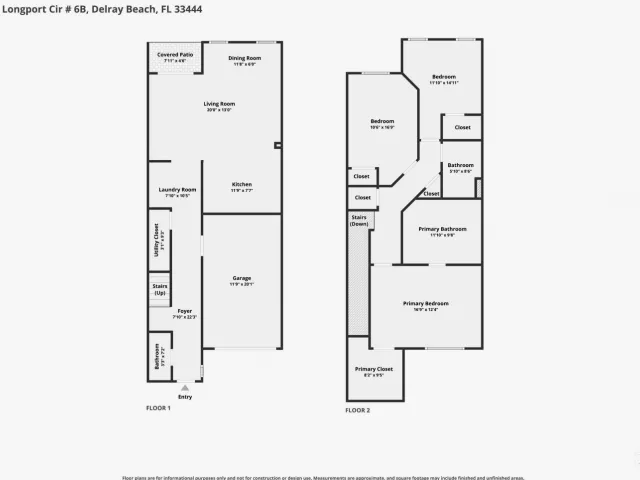 3-bedroom home for sale in Delray Beach - 1020 E LONGPORT Circle 6B - MondialRealty