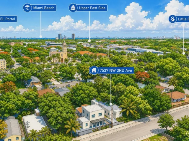 6-bedroom home for rent in Miami - 7537 NW 3rd Ave - MondialRealty