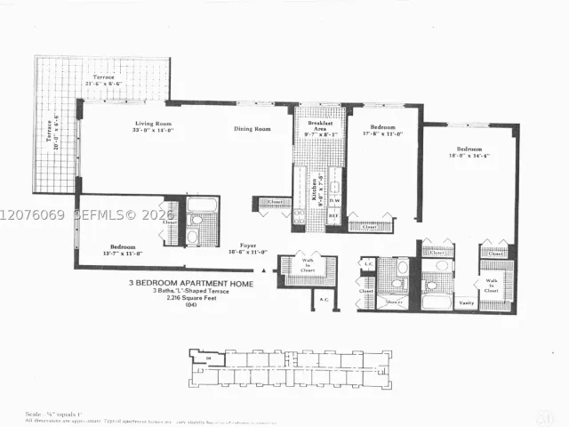 3-bedroom condo for sale in Sunny Isles Beach - 250 174th St 2304 - MondialRealty