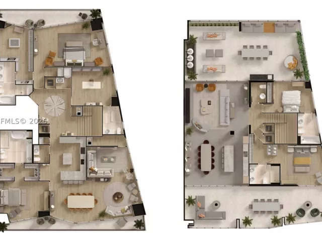 5-bedroom condo for rent in Miami - 465 Brickell Ave PH5701 - MondialRealty