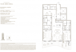 Apartment #2704 at The Residences at 1428 Brickell