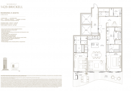 Apartment #2602 at The Residences at 1428 Brickell