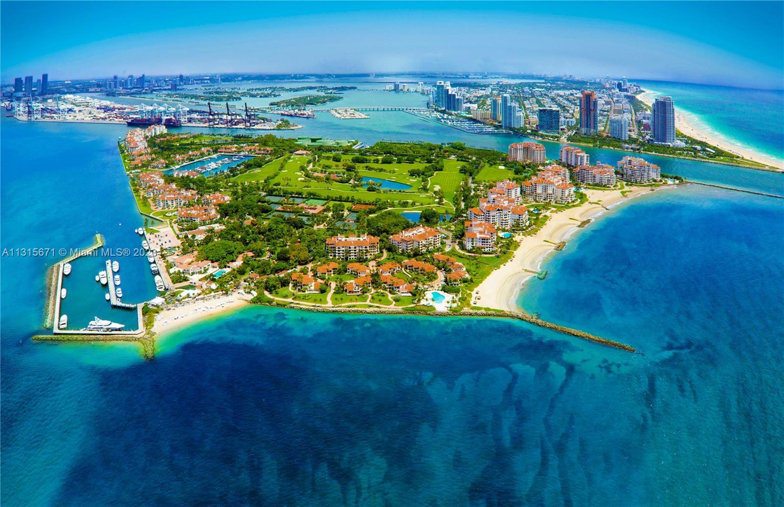property on Fisher Island in Miami
